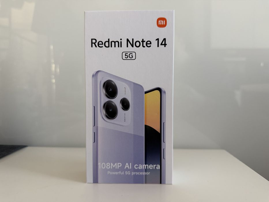 Xiaomi Mi Redmi Note 14 5G 8/256Gb Midnight Black Czarny Nowy PL dystr