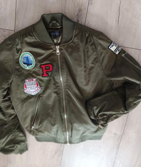 Bomberkaw kolorze khaki, Top shop,r. S