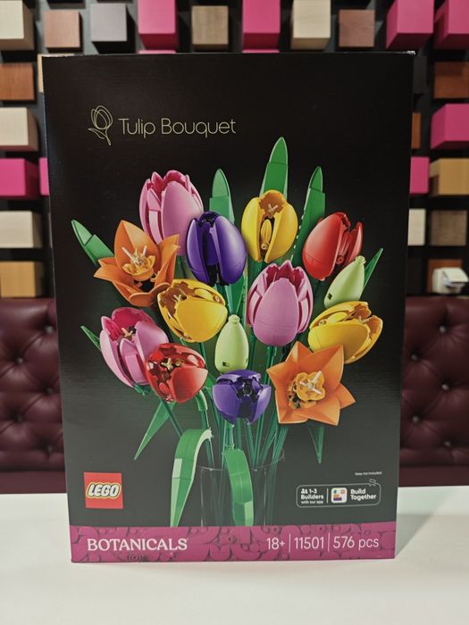 LEGO 11501 Botanical Collection «Букет тюльпанів». квіти лего