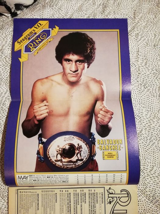 Revista "The Ring" de 1982 - Marvin Hagler (portes grátis)