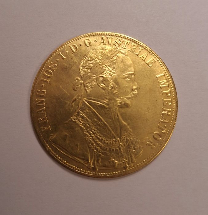 Moneta 4 Dukaty 1875 Austro Wegry kopia