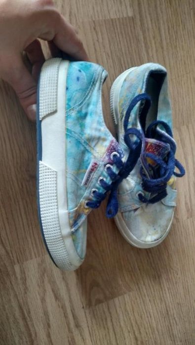 Кроссовки кеды мокасины текстильные Superga