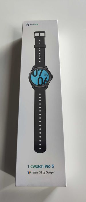 Mobvoi TicWatch Pro 5 Obsidian Nowy Zafoliowany