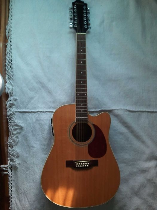 Guitarra Folk 12 cordas de marca Channel by ESM
