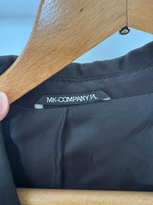 Elegancka męska marynarka - czarna/grafitowa