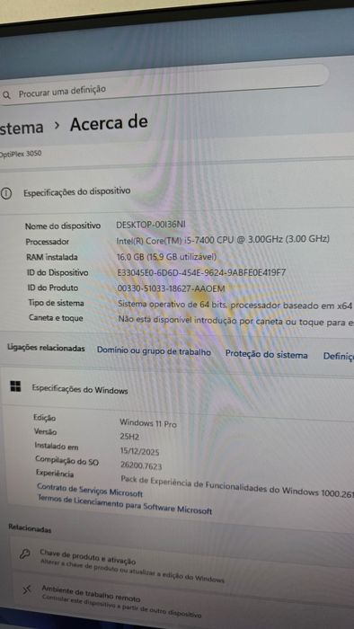 Torre Desktop DELL i5 | 16GB RAM | 512GB SSD+500GB HDD | WIN11