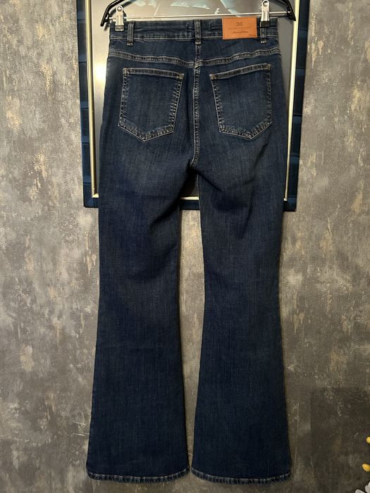 Spodnie jeans dzwony Elisabetta Franchi r.30