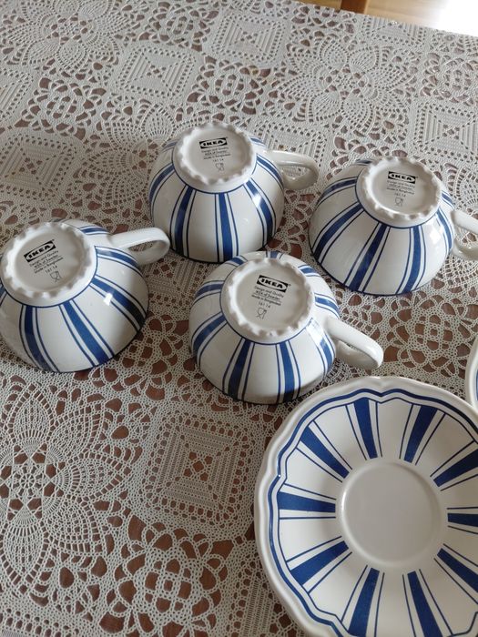 Kolekcjonerski zestaw filiżanek lata 70 te middsomar IKEA