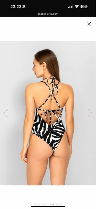 Купальник Anabel Arto суцільний (сплошной , звериный принт, зебра(