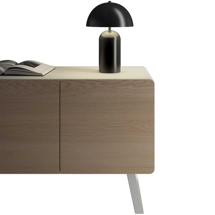 Lampa stołowa retro Altea czarny lub nikiel matowy OUTLET