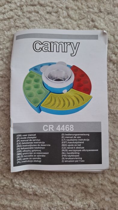 Maszyna do żelków. CAMRY CR 4468