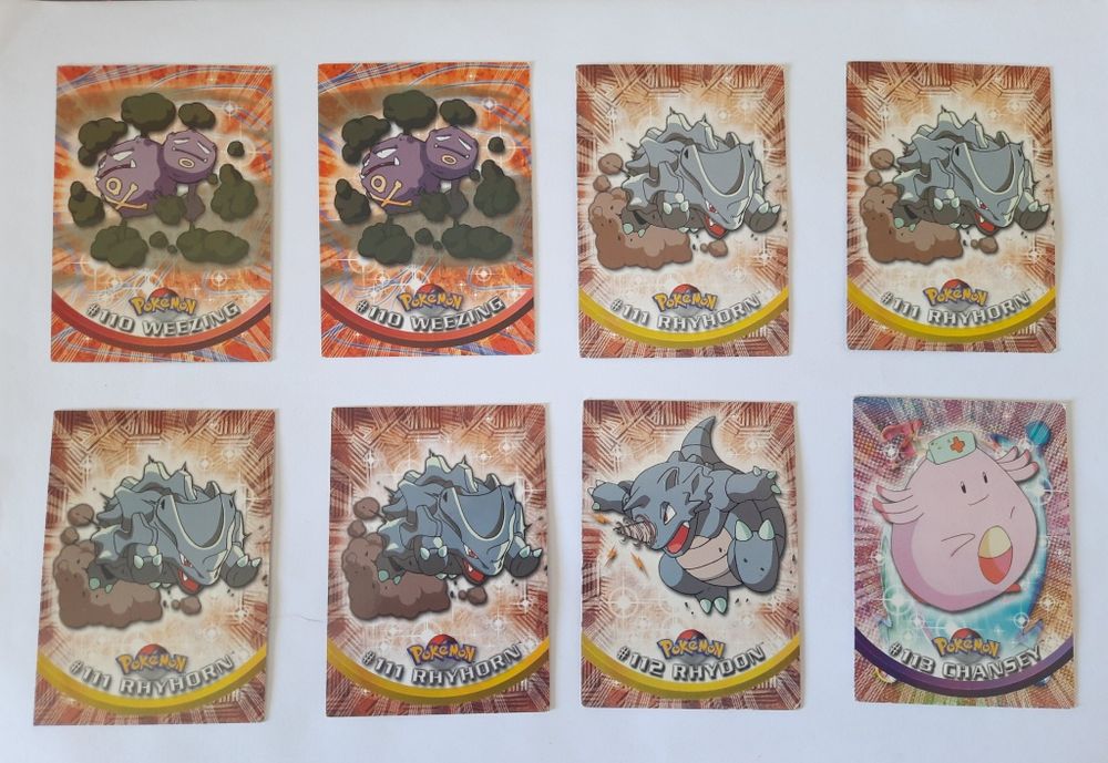 Cartas pokemon topps series 2 - anuncio 2/2 - venda à unid