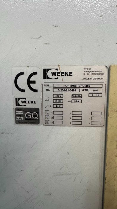 Centrum wiercąco-frezująco WEEKE OPTIMAT BHC 350