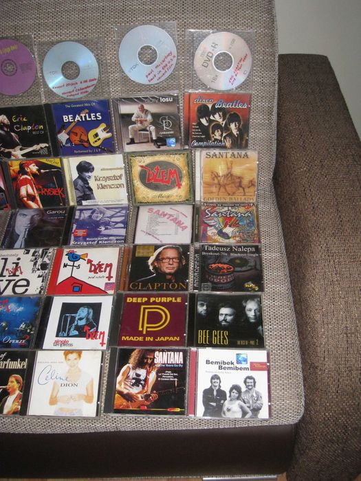 płyty CD   71 szt   w tym Santana ,Clapton  patrz specyfikacja
