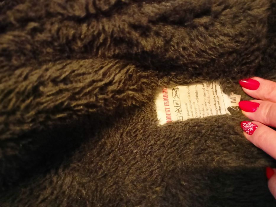 Vintage retro kożuch męski M