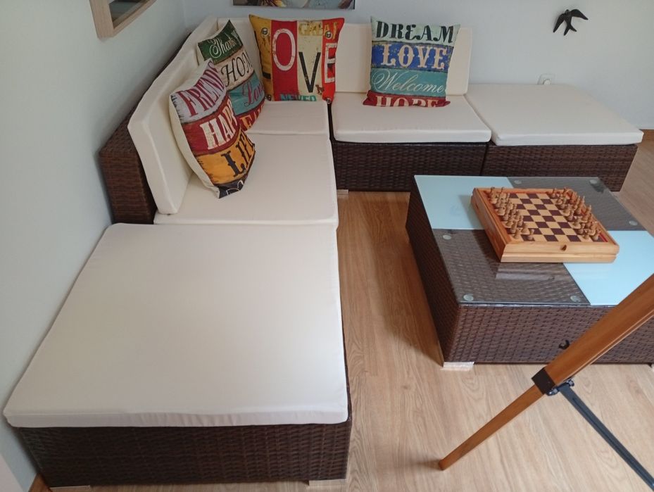 Sofá de Exterior de Canto