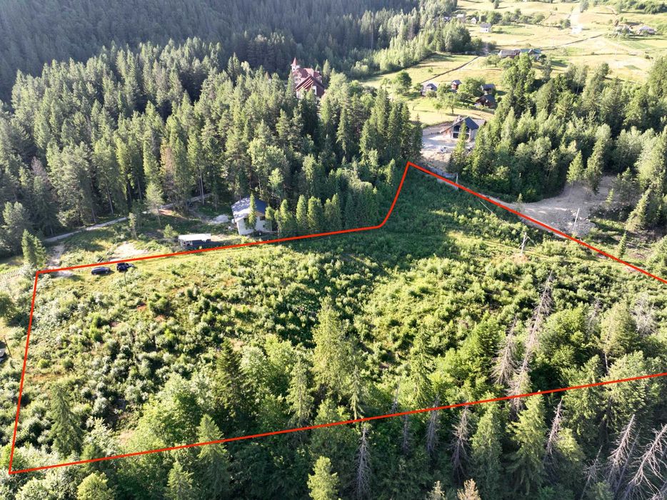 Земельна ділянка 130 соток, м.Яремче (Хижки), поділ від 0,10 га