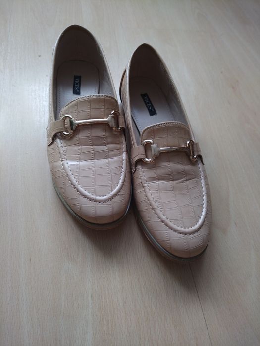 Lordsy mokasyny beżowe 38