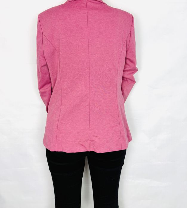 Różowy żakiet z klapami L 40