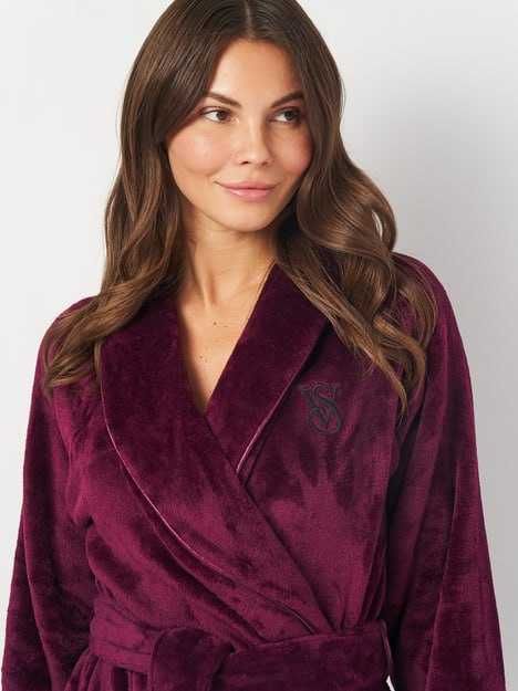 Victoria`s secret халат, оригінал, білий та бордо