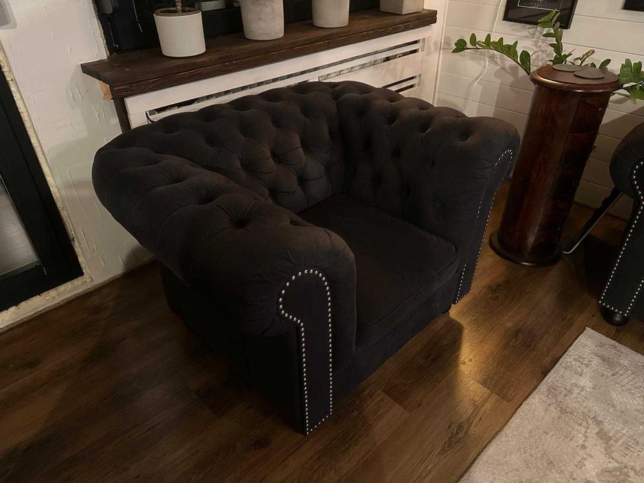 Sofa i fotel chesterfield