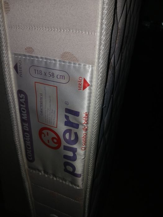 Cama grades com colchão