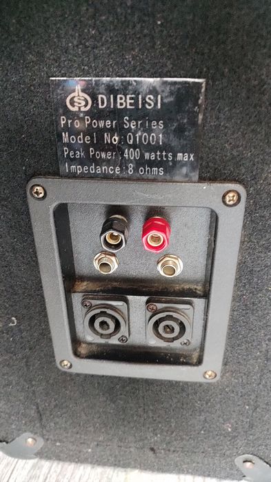Dwa głośniki Dibeisi po 400 Watt