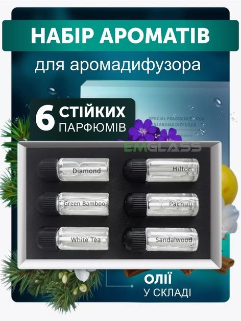 Набір ароматів для ultrasonic, hurricane ( запаски)
