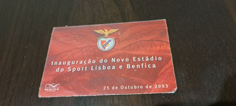 Bilhete benfica inauguração luz