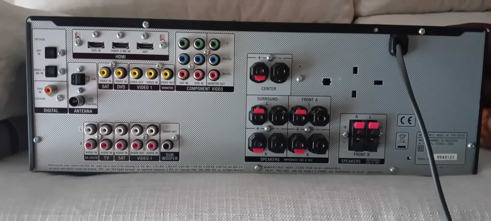 Sony STR-DG510 - Recetor AV de 5.1