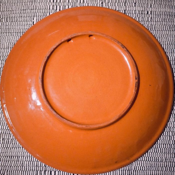 Duży talerz z kogutem Łysa Góra