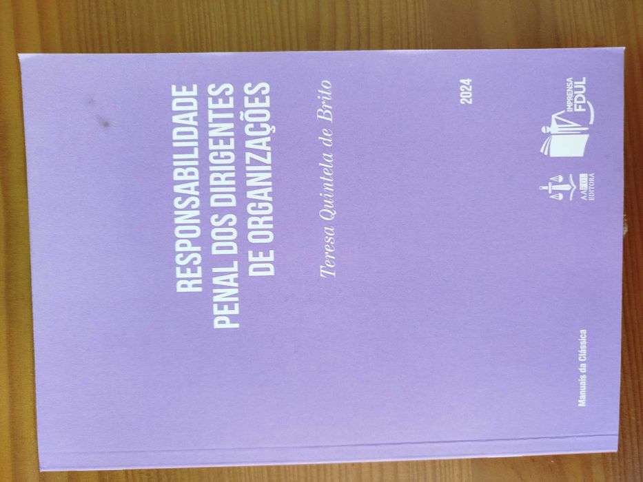 Responsabilidade penal dos dirigentes de organizações