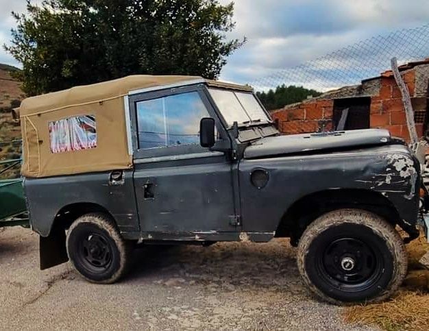 Capota de lona para land rover série 88 ou 109