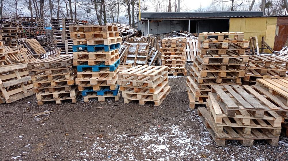 Піддони дерев'яні  б/в з доставкою Фастів