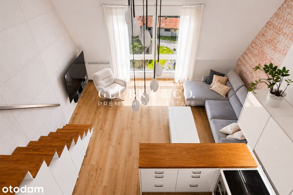 Księcia Witolda | studio z antresolą | WIDOK NA ODRĘ | 3,5 m wysokości