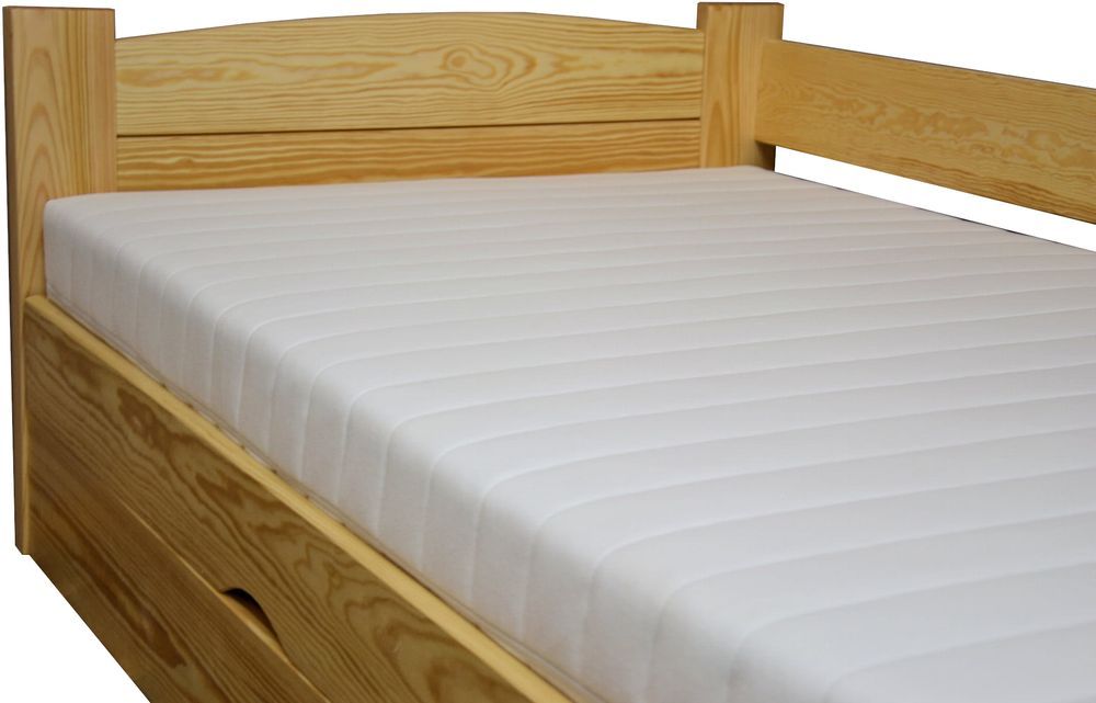 Łóżko sosnowe TWARDZIEL Zaczarowana Sypialnia podnoszone 90x200