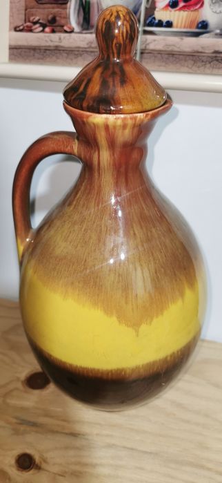 Кувшин и чашки Васильковская Майолика