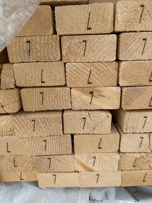 Kantówki suszone, strugane