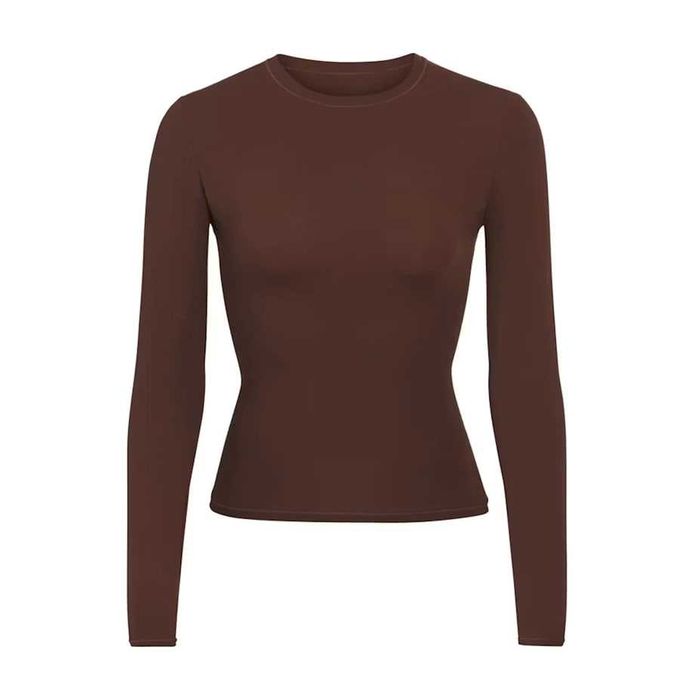 Лонгслів Skims Fits Everybody Long Sleeve T-Shirt оригінал