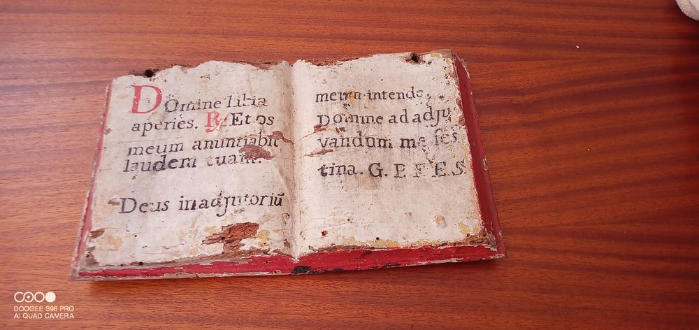 Livro antigo em talha