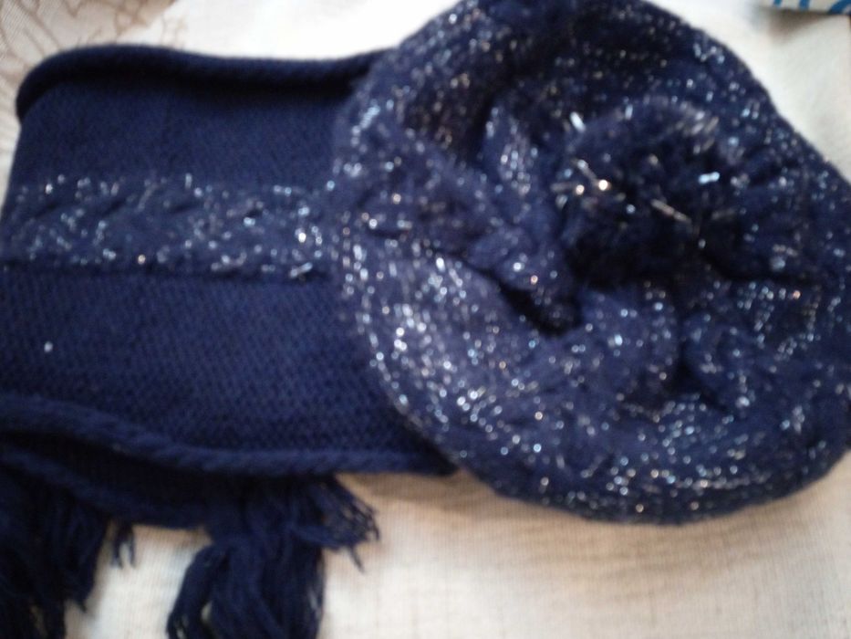 Комплект берет и шарф