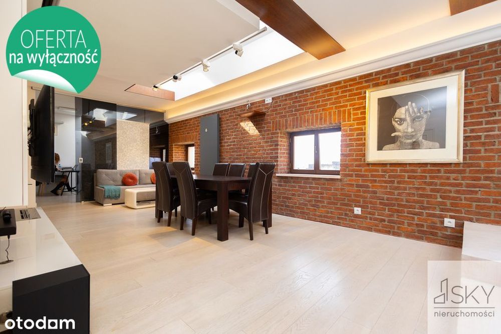 Dwupoziomowy penthouse na wynajem