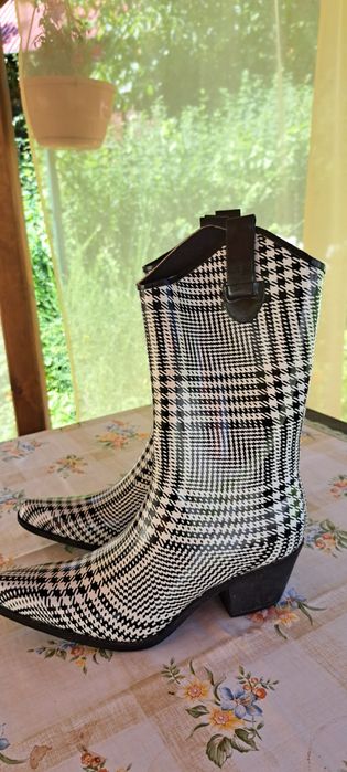 Kalosze kowbojki damskie rubber 39 gumowce