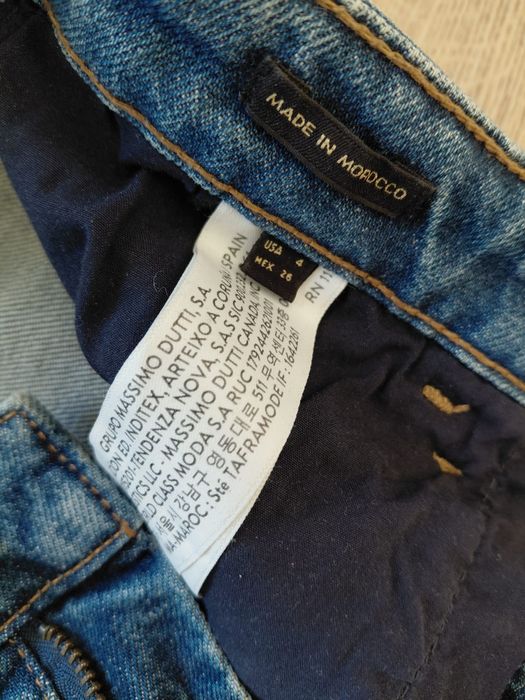 Niebieskie jeansy Massimo Dutti 26/s