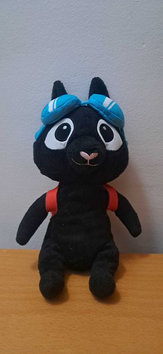 Peluche gato preto ikea