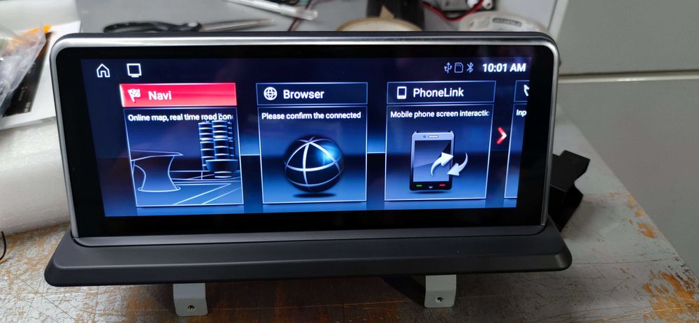 Radio Android para BMW E81 E82 E87 E88 CCC - Novo Garantia