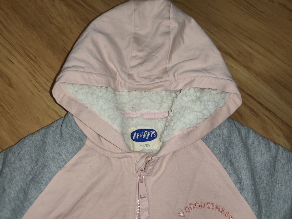 Bluza ocieplana z kapturem 146/152 HIP&HOPPS