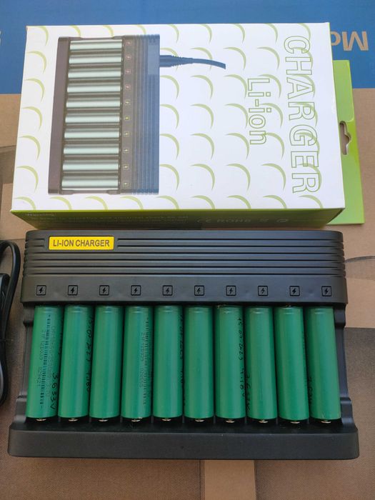 Lithium Battery Charger with 10 Slots64729761258882121