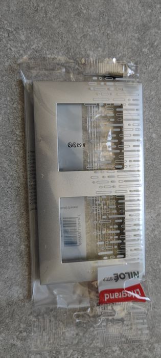 Ramka Legrand Niloe Step podwójna aluminium