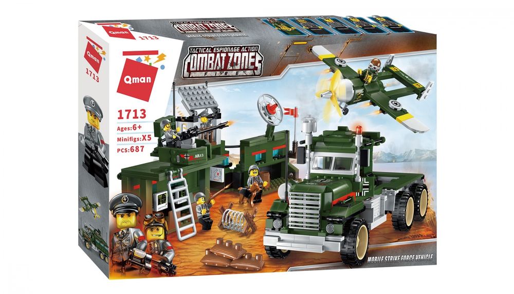 Конструктор лего Qman, передвижной командный пункт